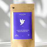 Matchatori No 4 Signature Ceremonial Grade Matcha 40g packaging, vibrant green matcha tea sourced from Yame, Japan.