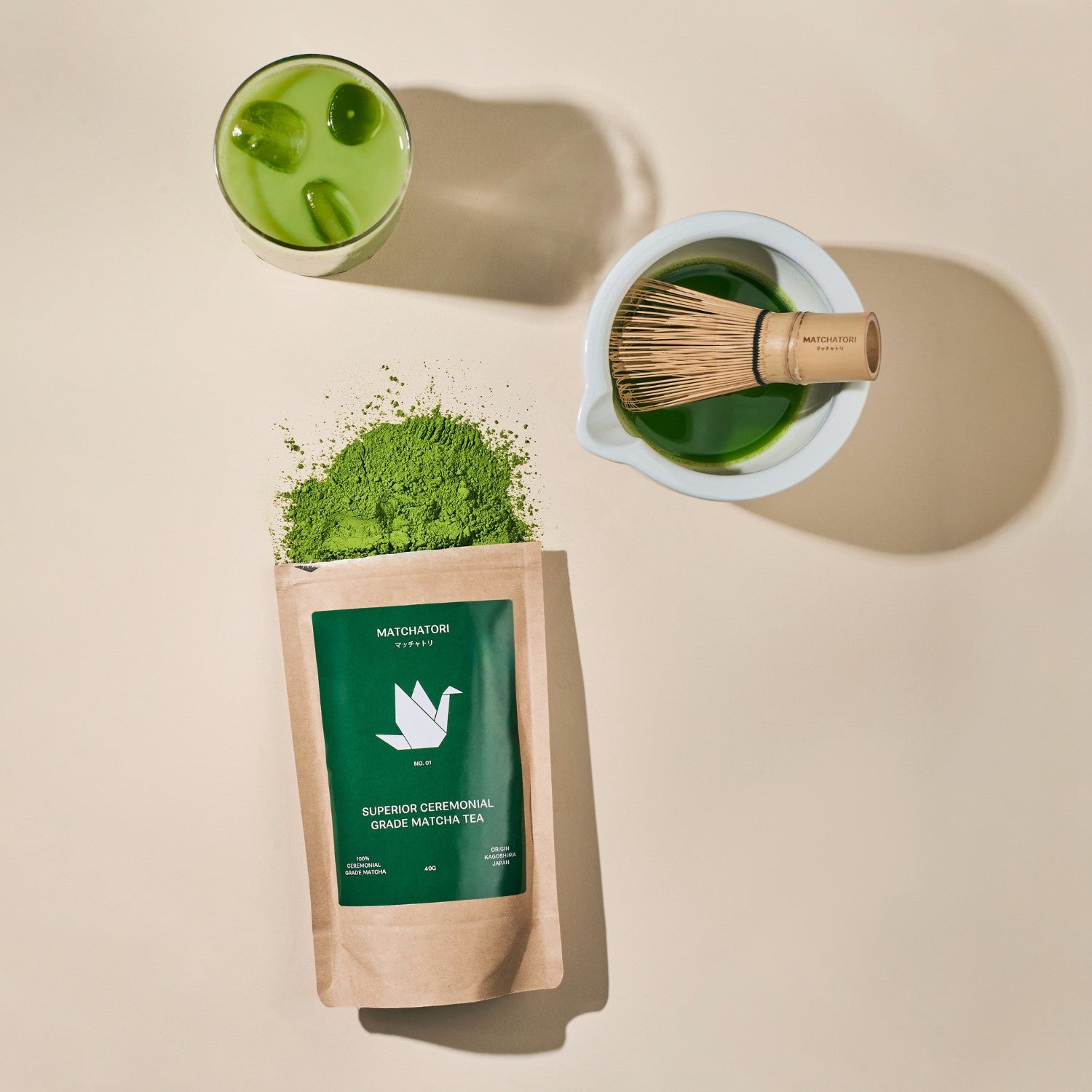 4x No 1. Superior Ceremonial Grade Matcha